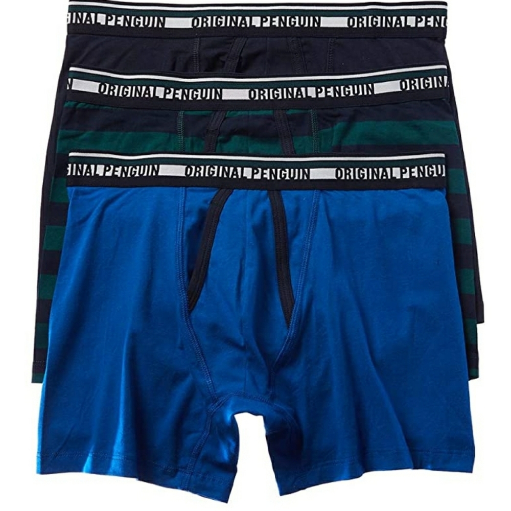 Men's Cotton Stretch Boxer Briefs 3 pack